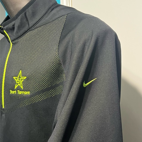 NIKE GOLF Dri Fit Fleece Lined quarter zip Men’s pull over sweater XXL - Picture 6 of 11